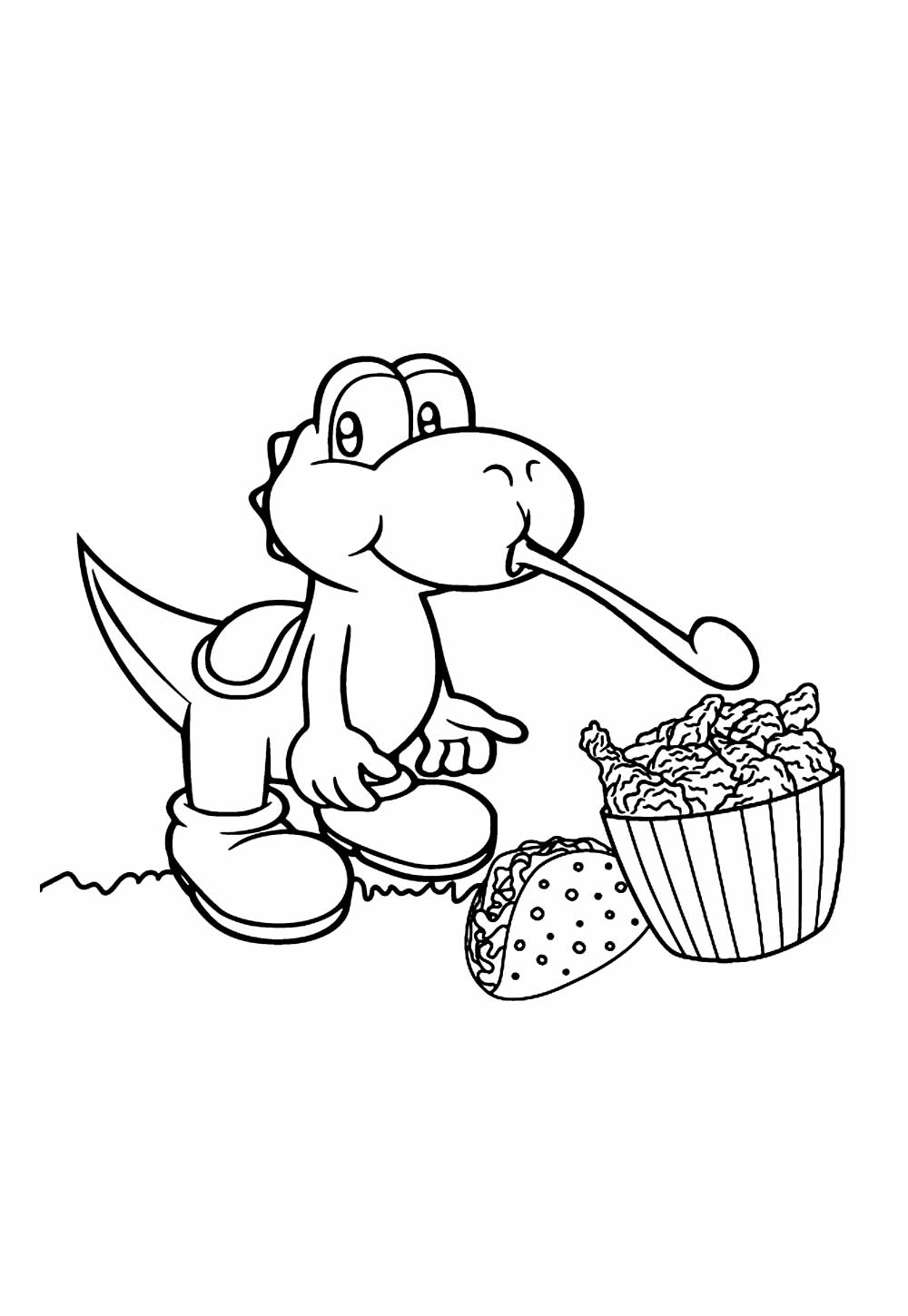 Desenho do Yoshi