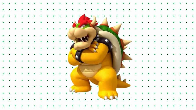 Desenhos do Bowser para colorir