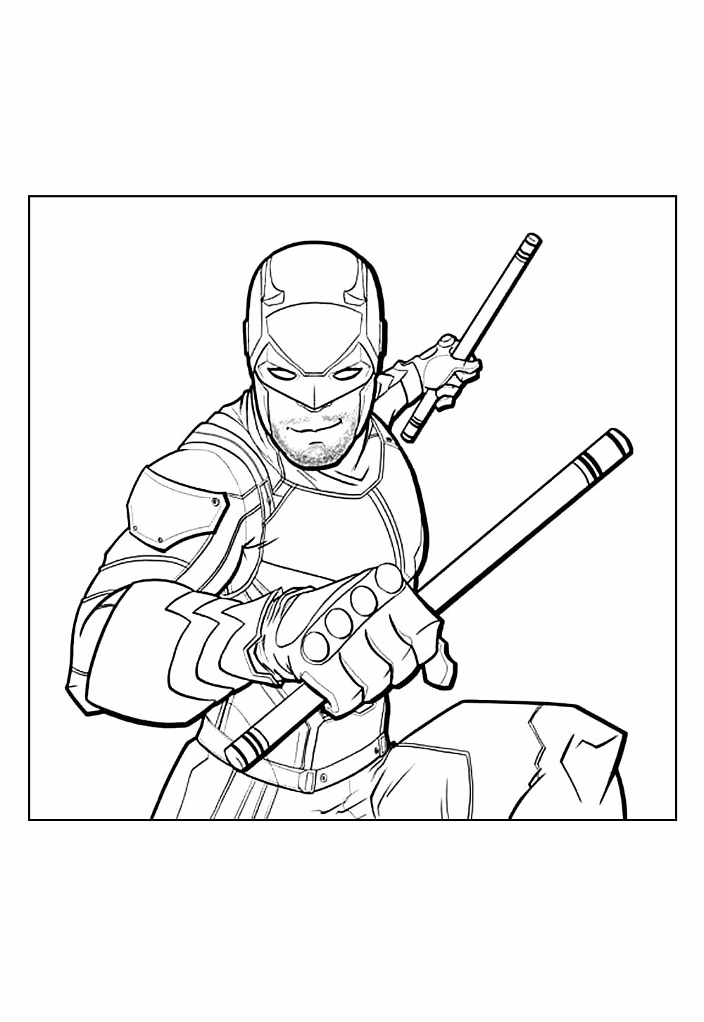 Desenho do Demolidor