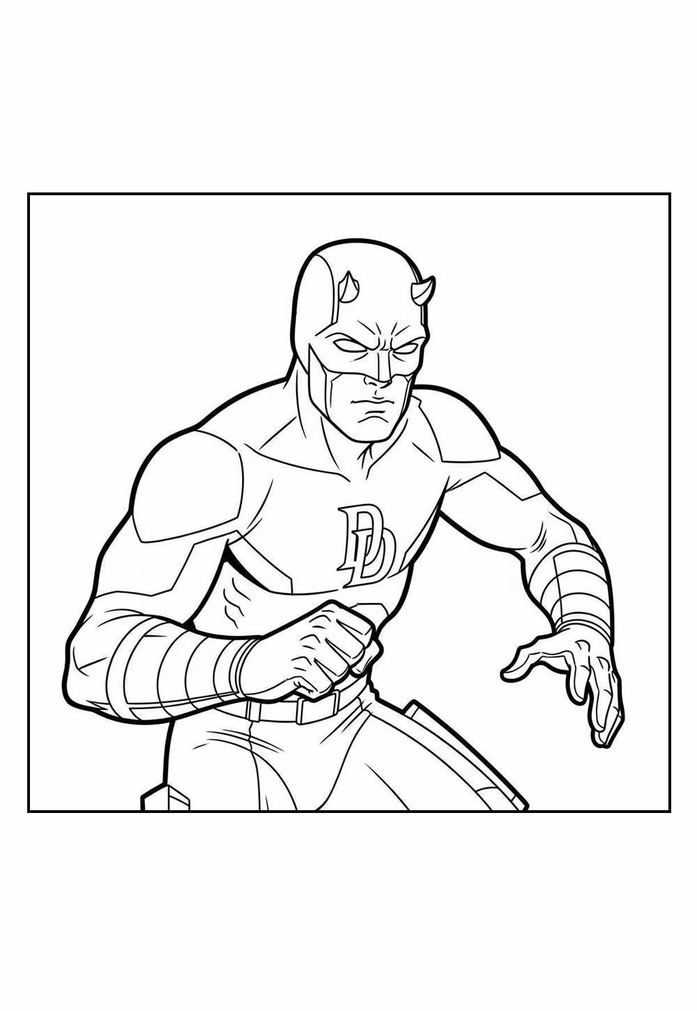 Desenho do Demolidor para colorir
