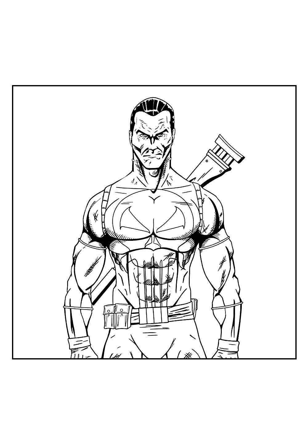Desenho do Demolidor para colorir