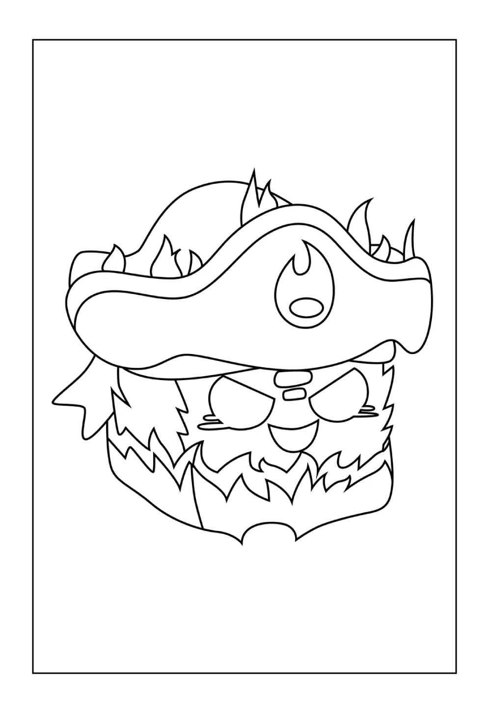 Desenho de Blox Fruits
