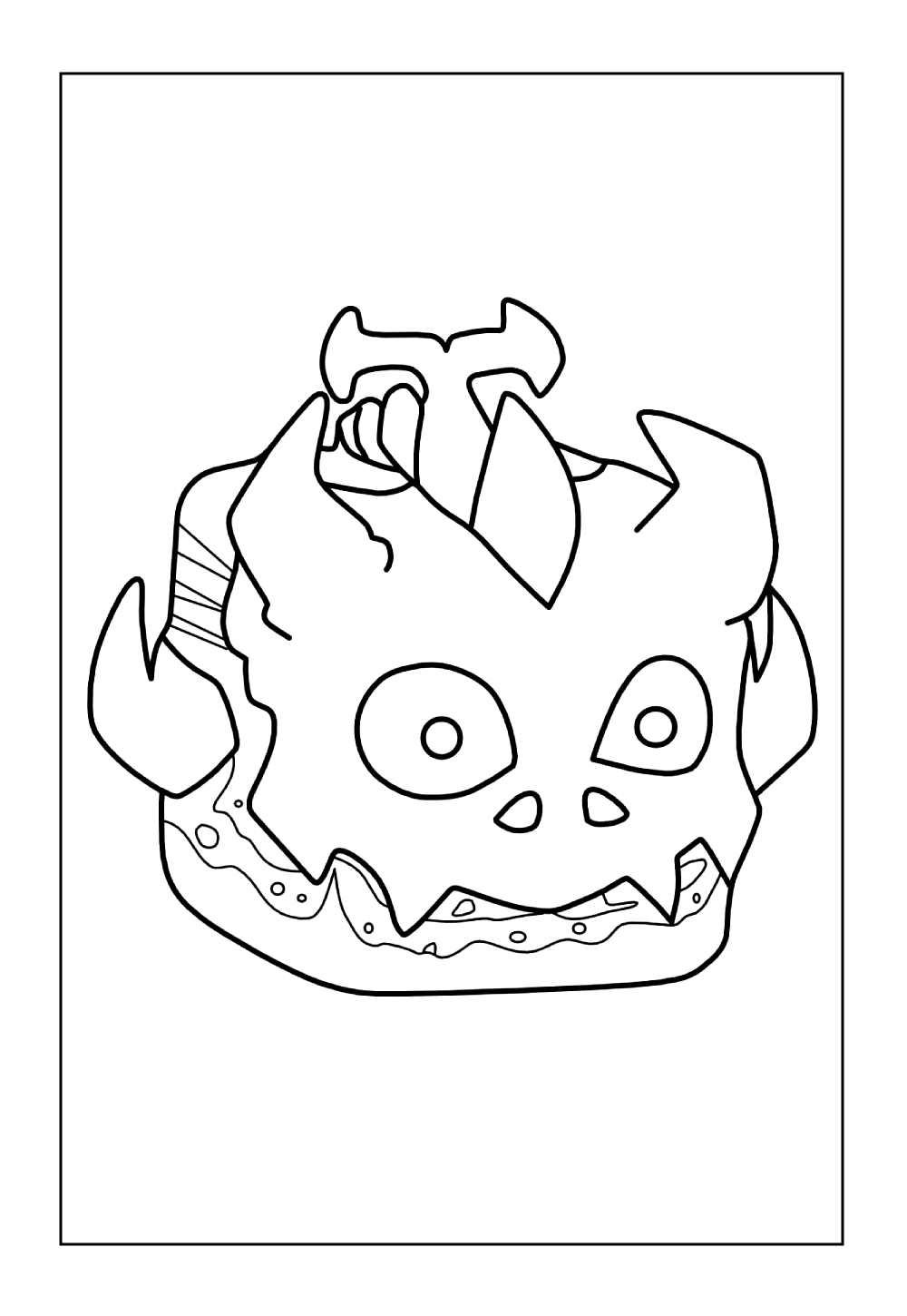 Desenho de Blox Fruits