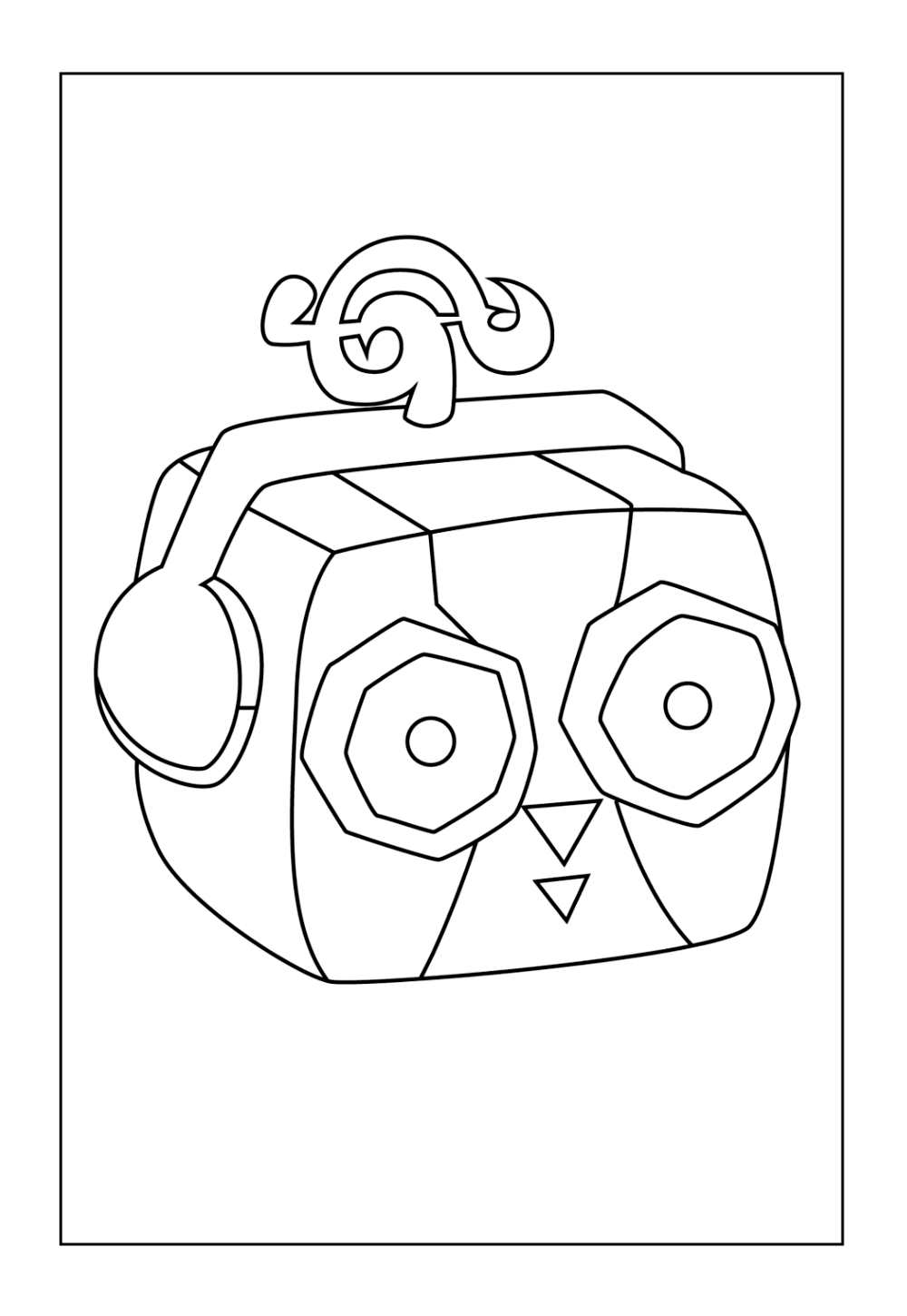 Desenho de Blox Fruits para colorir
