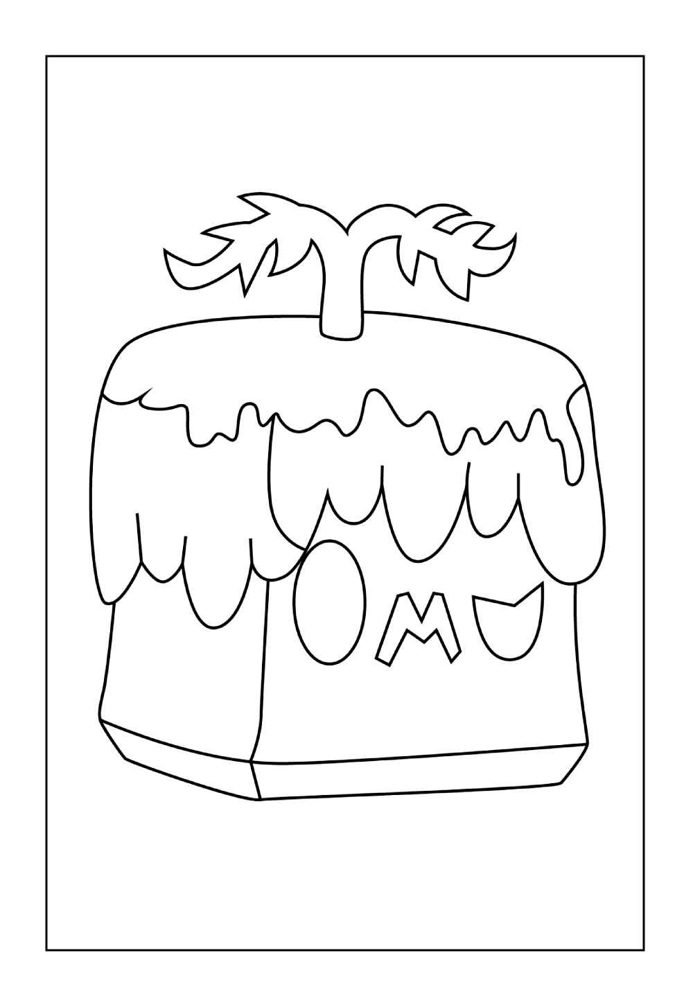 Desenho de Blox Fruits para colorir