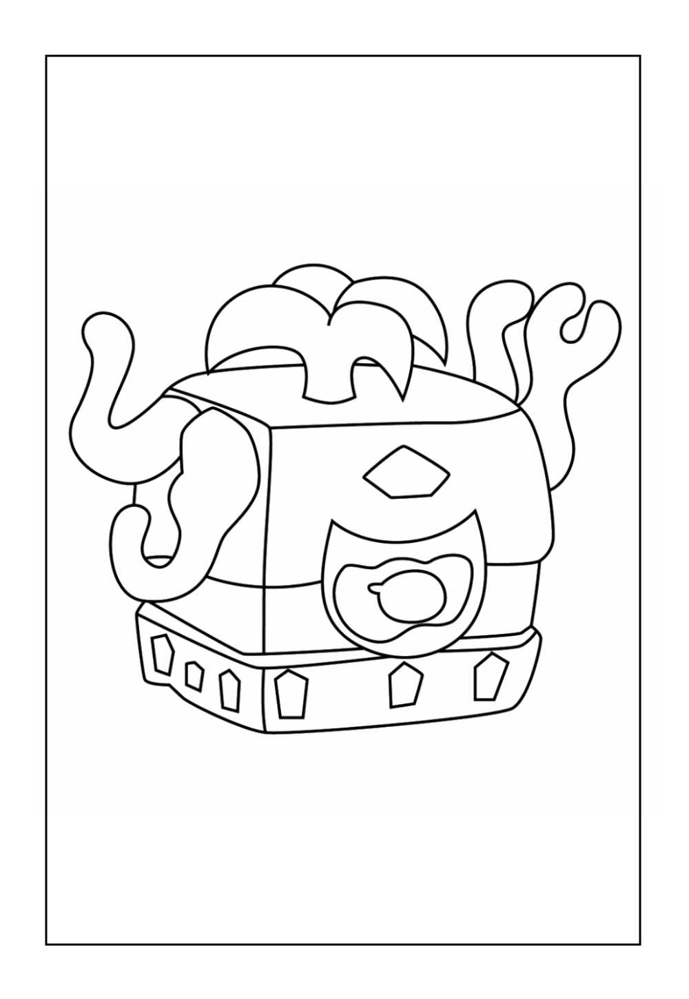 Desenho de Blox Fruits para colorir