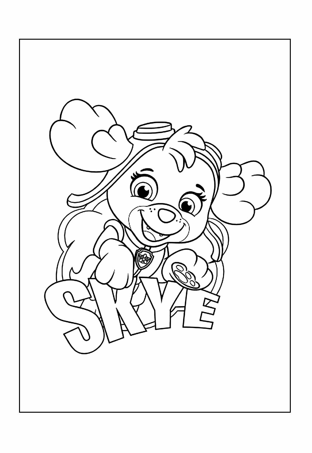 Desenho da Skye