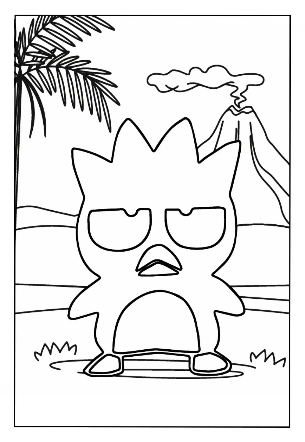 Badtz-Maru para colorir