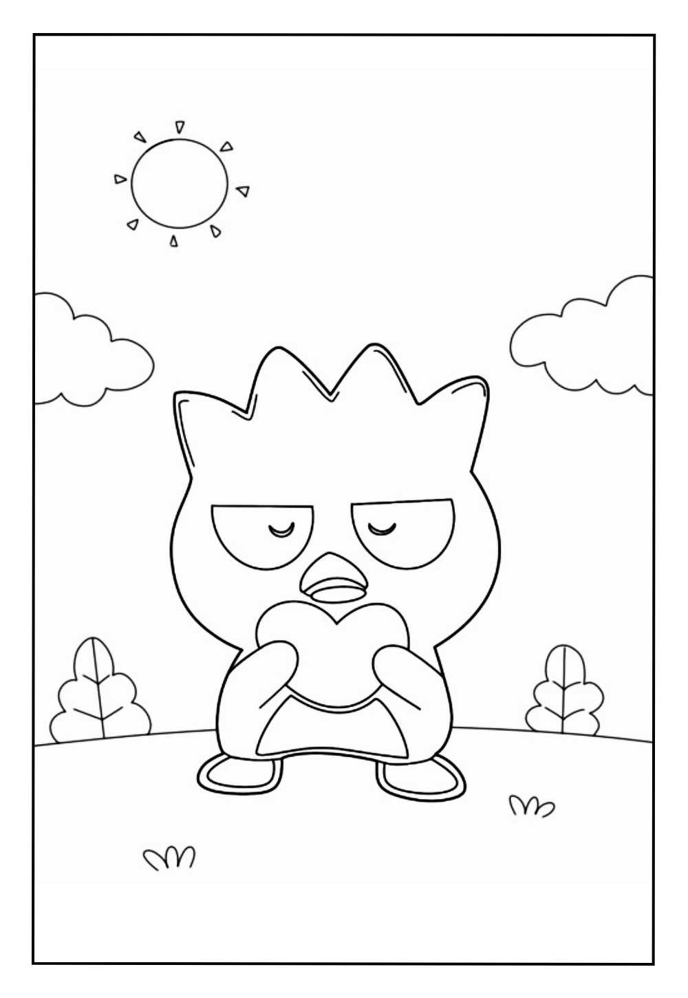 Desenho de Badtz-Maru para colorir