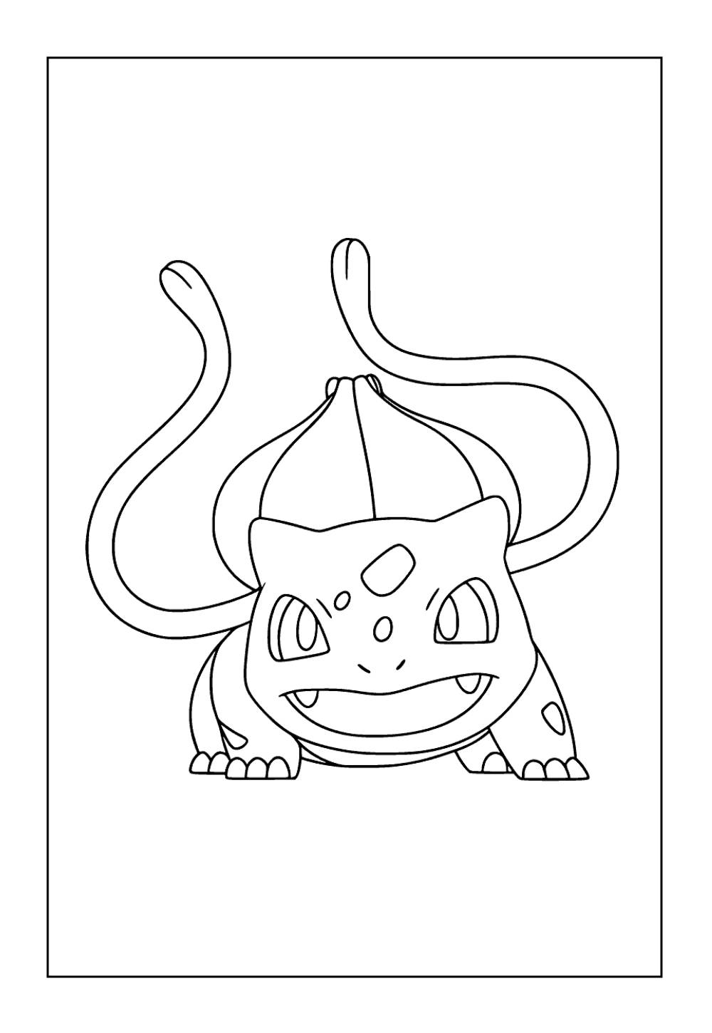 Desenho de Bulbassaur - Pokémon