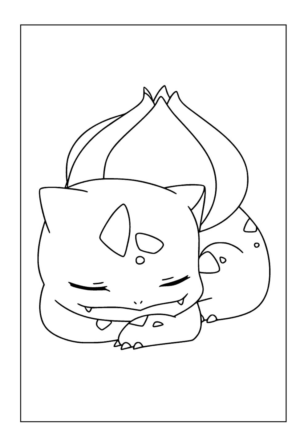 Desenho de Bulbassaur para colorir