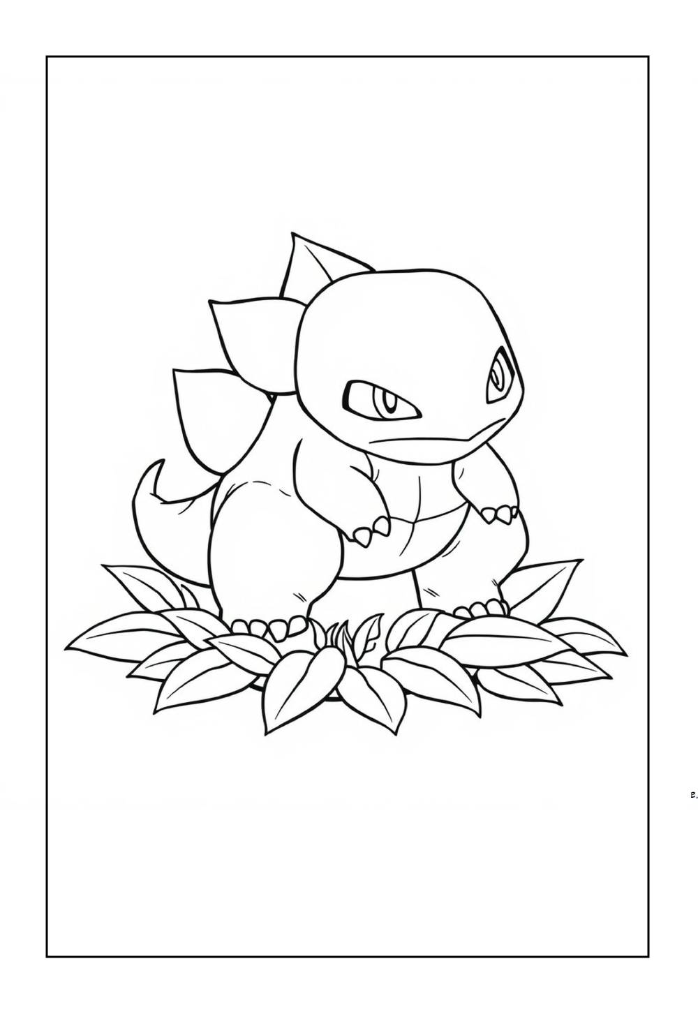 Desenho de Bulbassaur - Pokémon