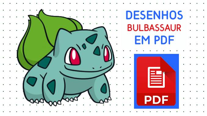 Desenhos de Bulbassaur em PDF