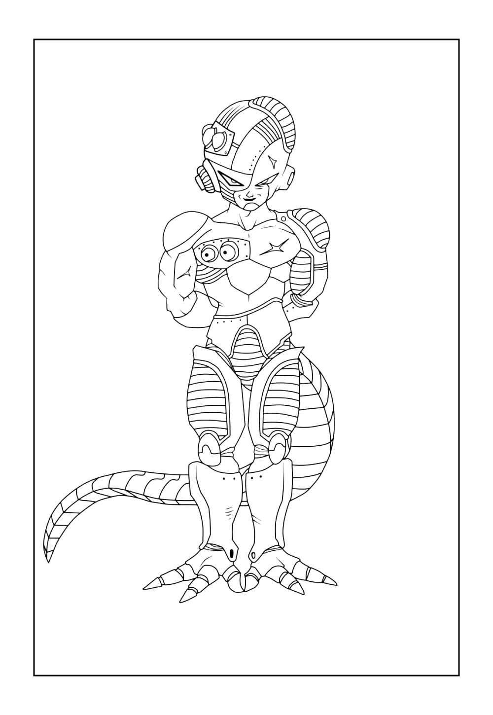 Frieza para colorir