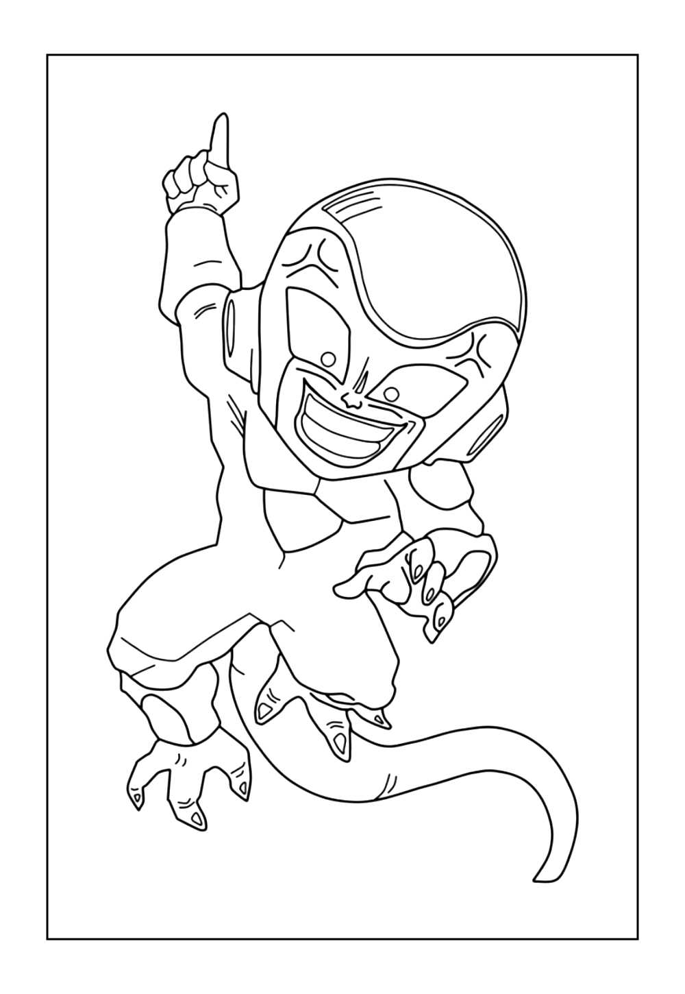 Desenho de Frieza para colorir