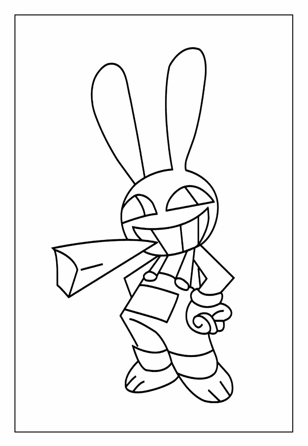 Desenho do Jax para pintar