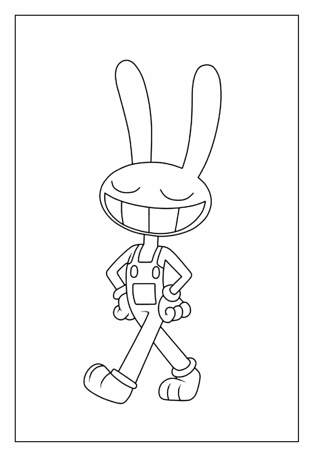 Desenho Jax Pintar - Circo Digital