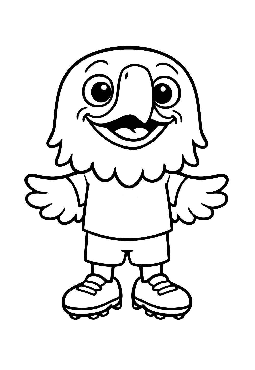 Desenhos de Mascotes da Copa do Mundo para colorir