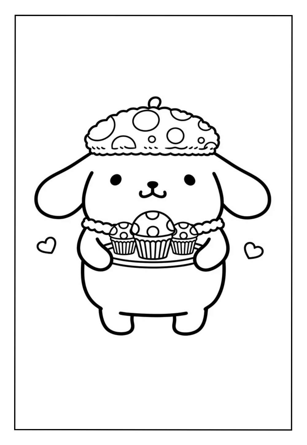 Pompompurin para colorir