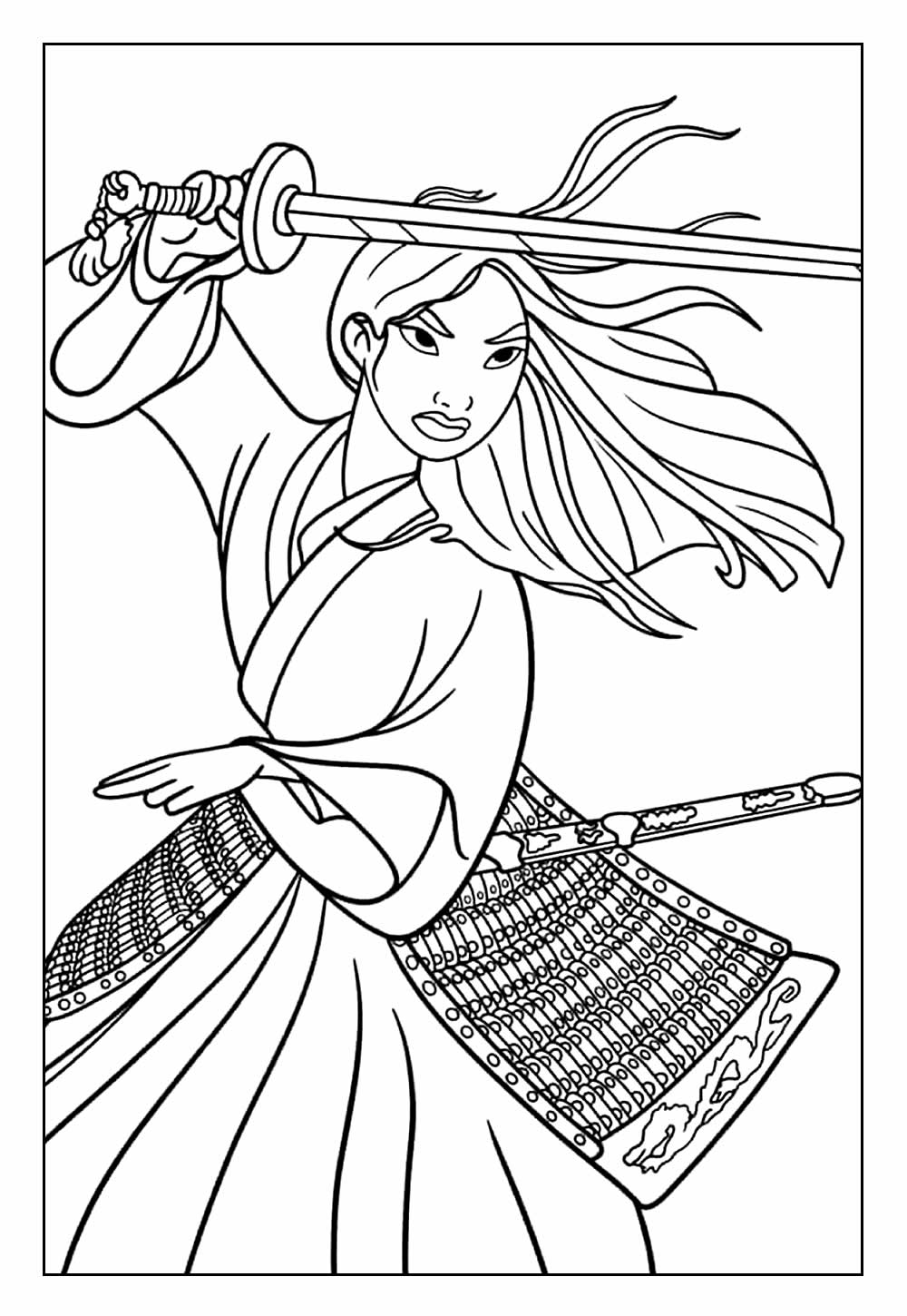 Desenho Princesa Disney Colorir