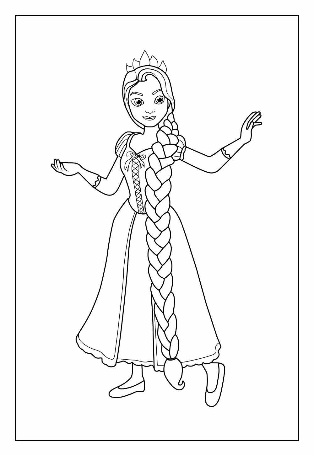 Desenho de Princesa