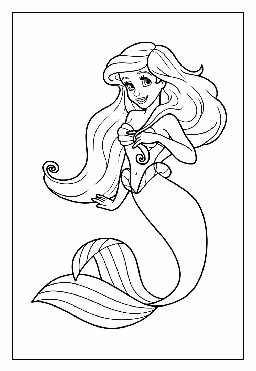 Princesa para Colorir