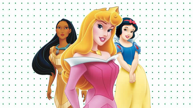 Desenhos das Princesas Disney para colorir