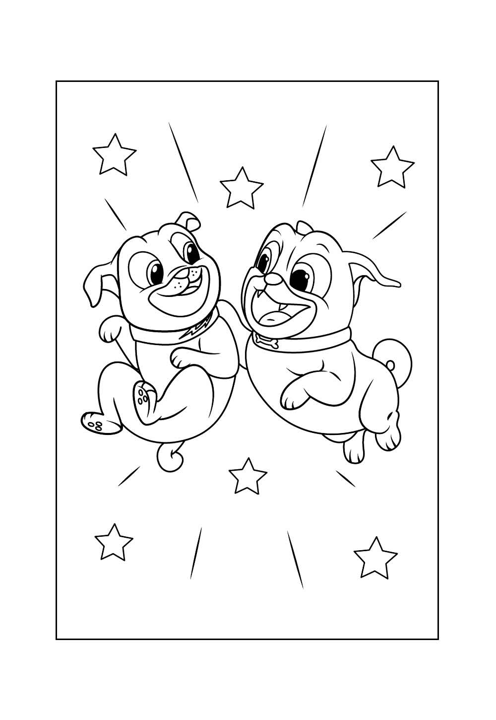 Puppy Dog Pals para colorir