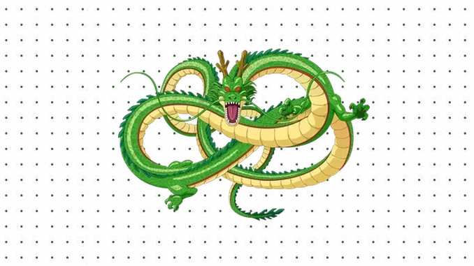 Desenho para Colorir de Shenron (DBZ)