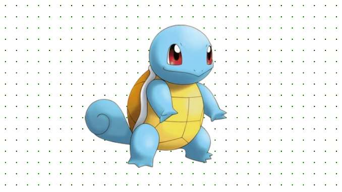 Desenhos de Squirtle para pintar