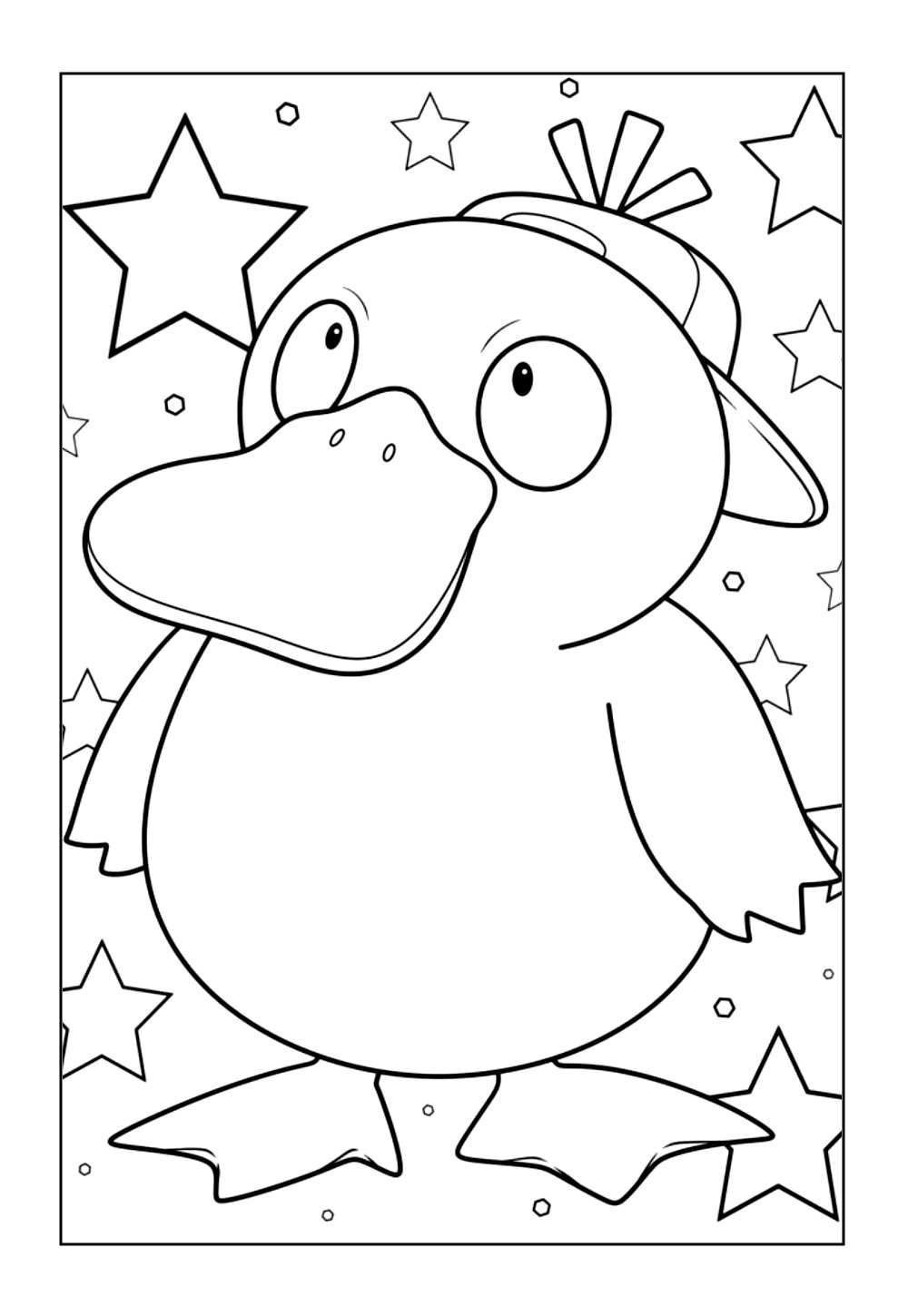 Desenhos do Psyduck para colorir
