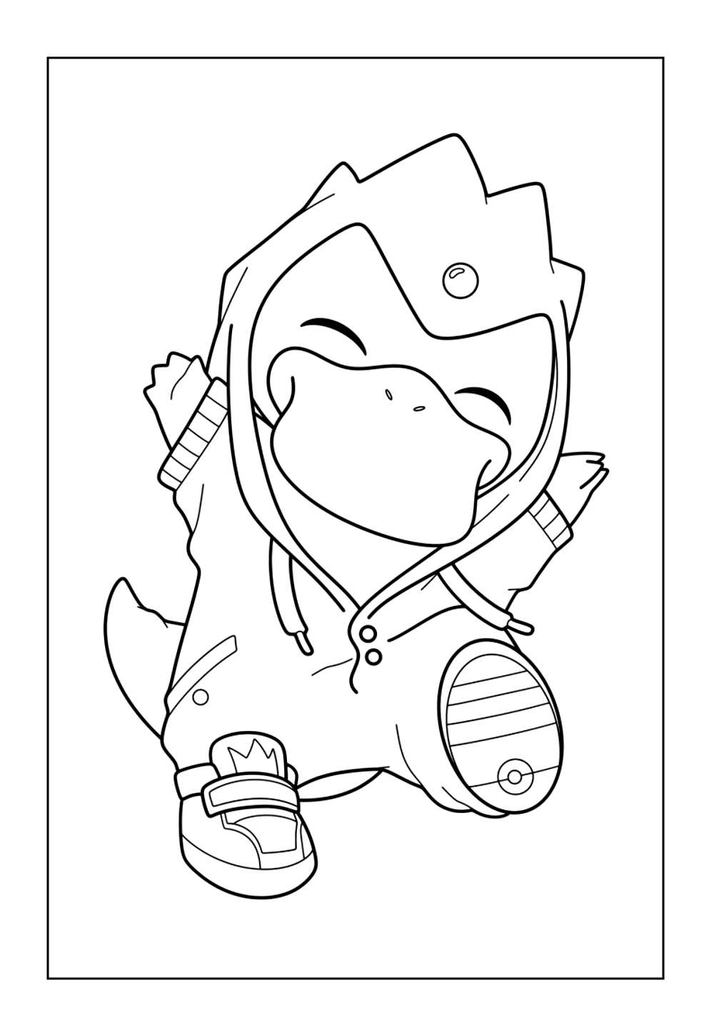 Desenhos do Psyduck para pintar