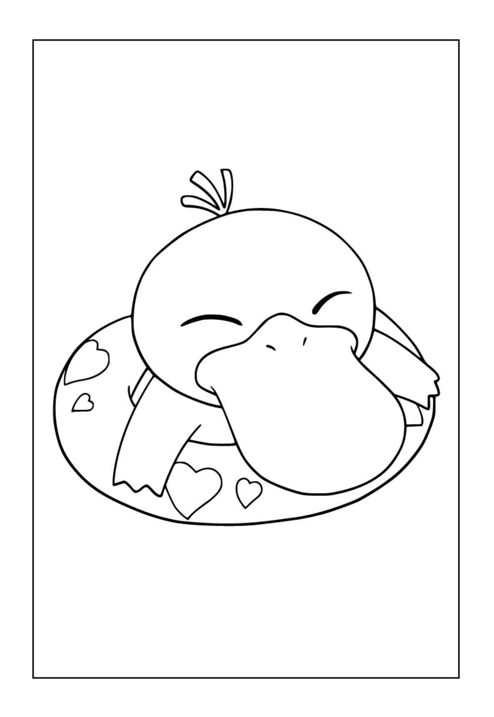 Desenho de Psyduck para Colorir