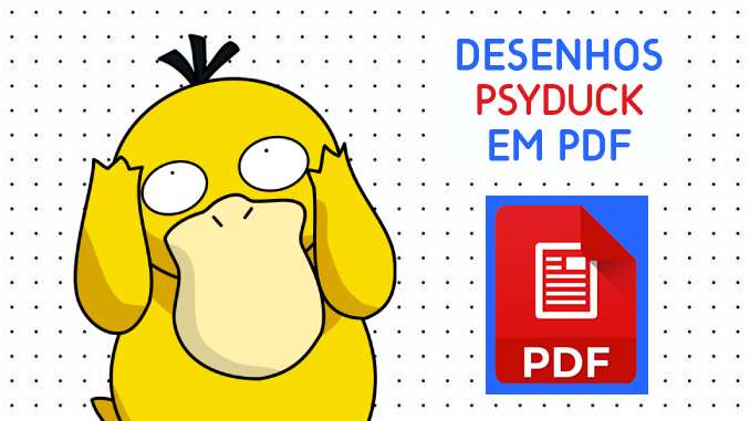 Desenhos de Psyduck em PDF