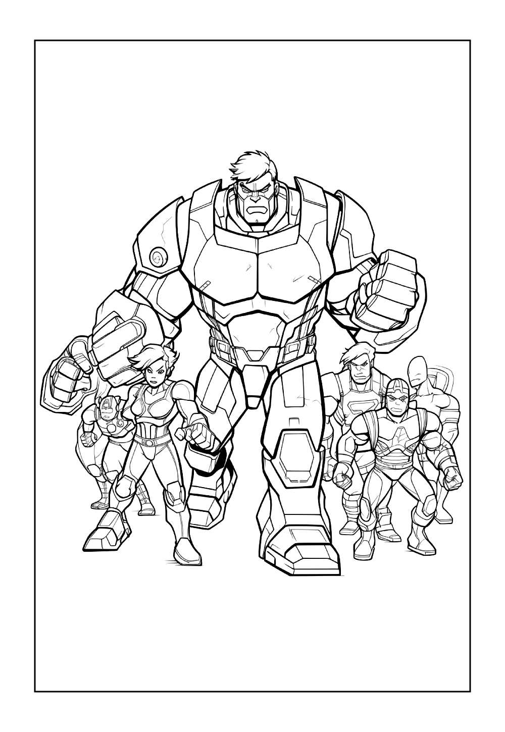 Desenho dos Vingadores