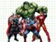 Desenhos dos Vingadores para colorir