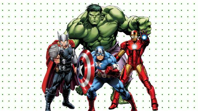 Desenhos dos Vingadores para colorir