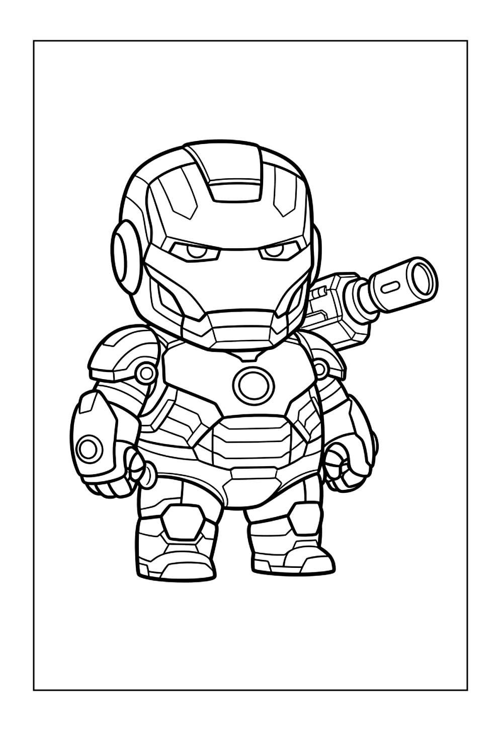 Máquina de Combate para colorir