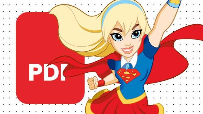 Desenhos da Supergirl em PDF