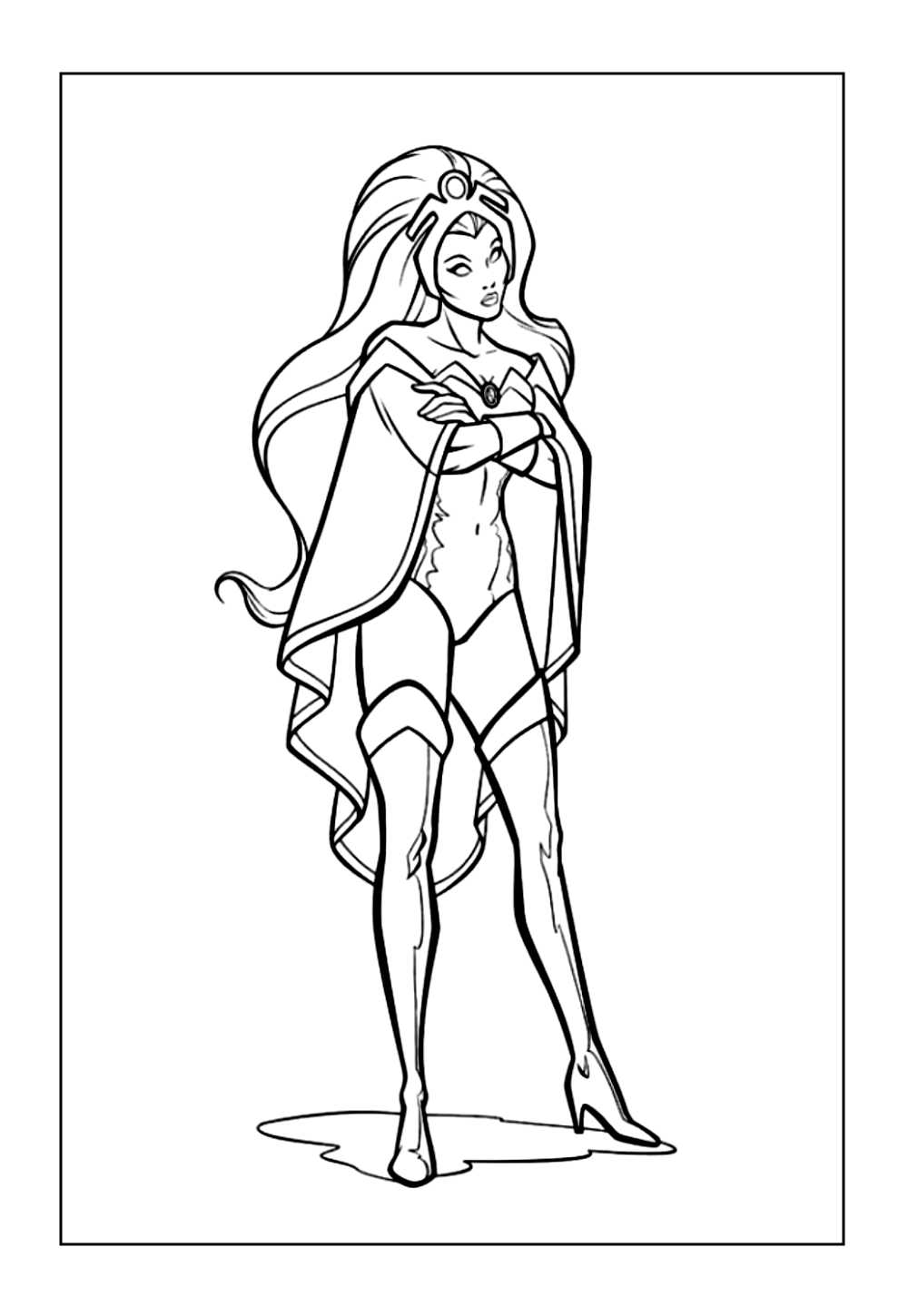 Desenho da Tempestade para pintar