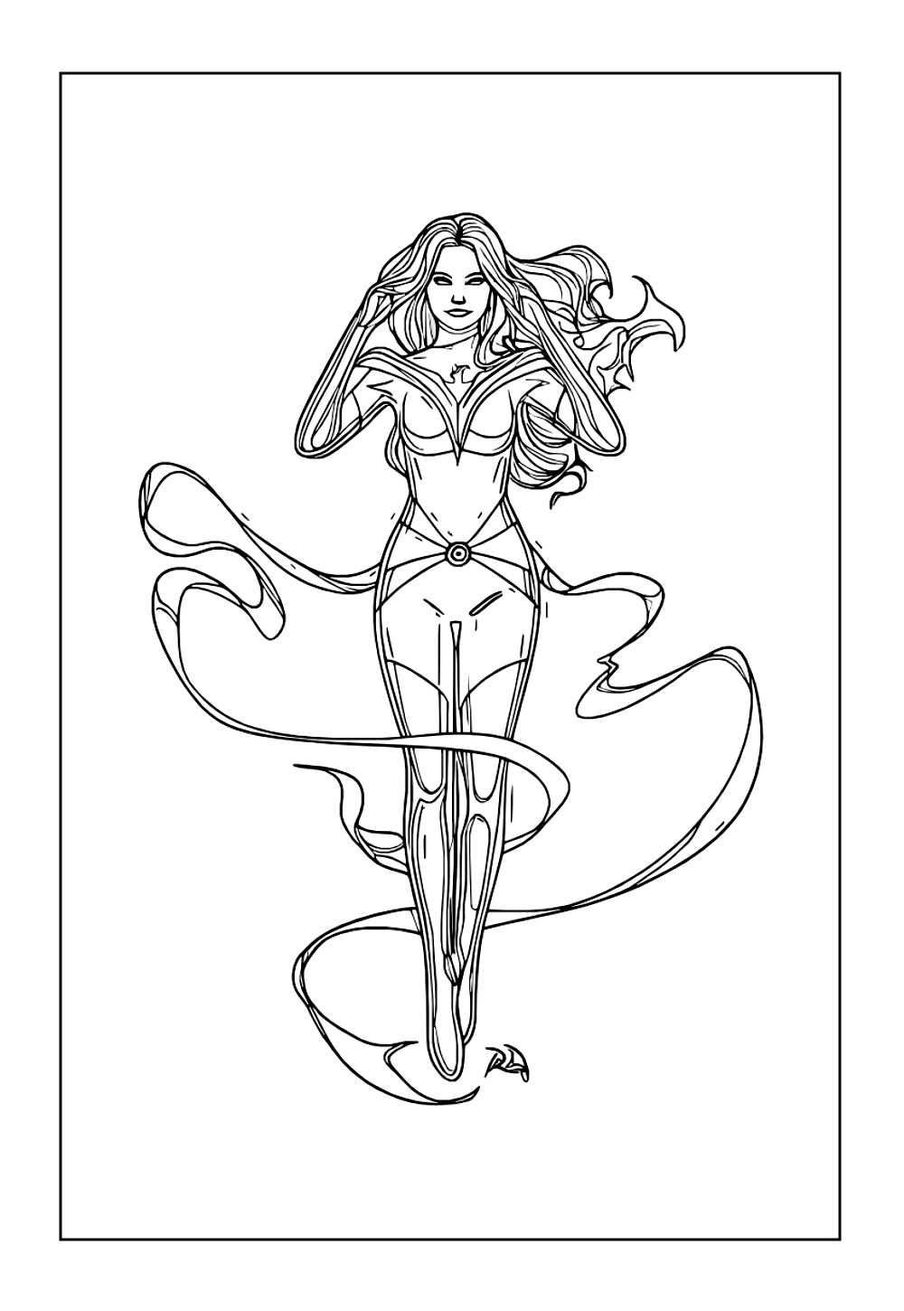 Desenho da Tempestade para colorir