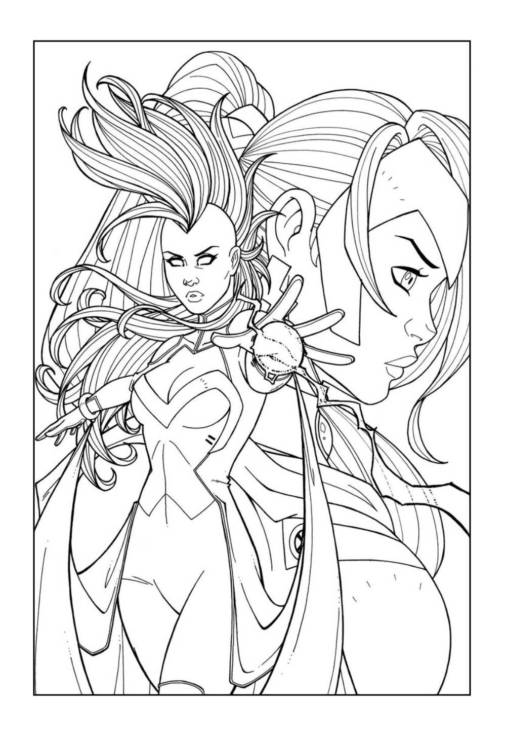 Desenho da Tempestade para pintar