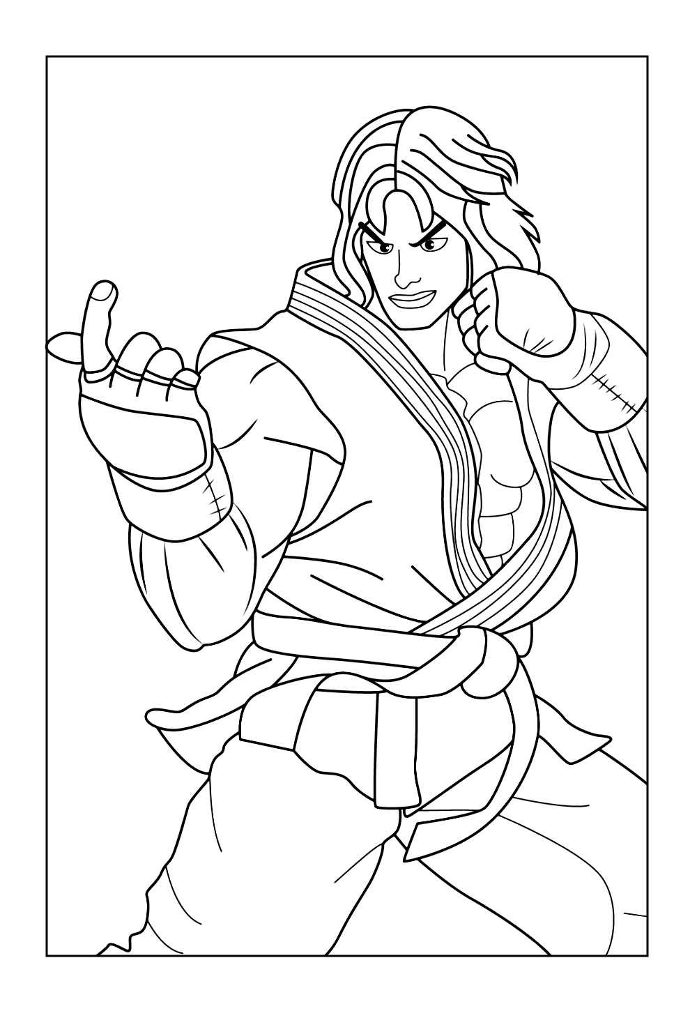 Desenhos de Ken para colorir