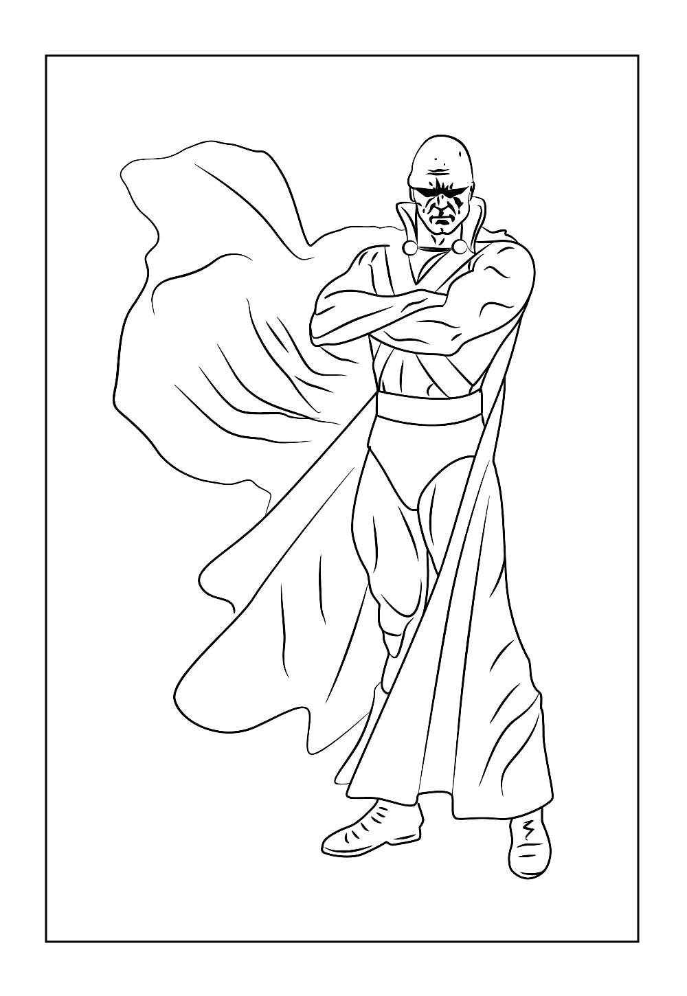 Desenho de Cacador de Marte para colorir