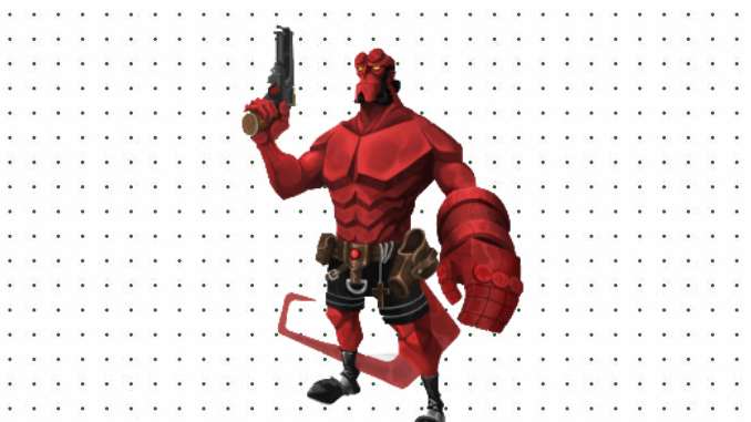 Desenhos do Hellboy para colorir