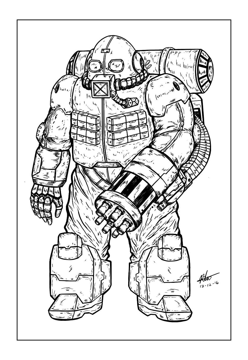 Desenho do Juggernaut