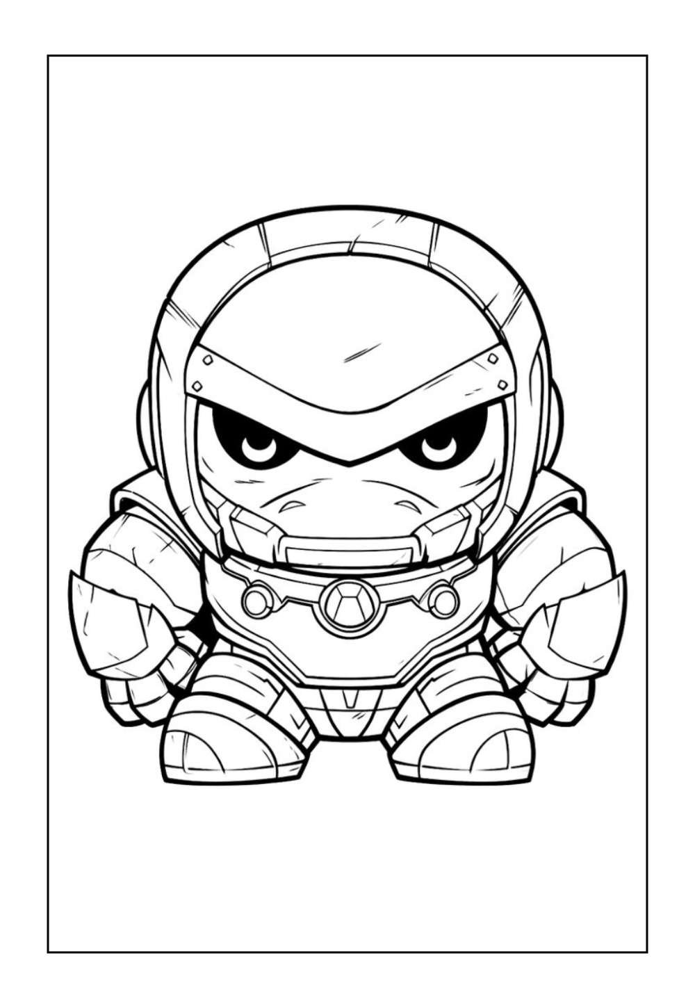 Desenhos do Juggernaut Baby para colorir