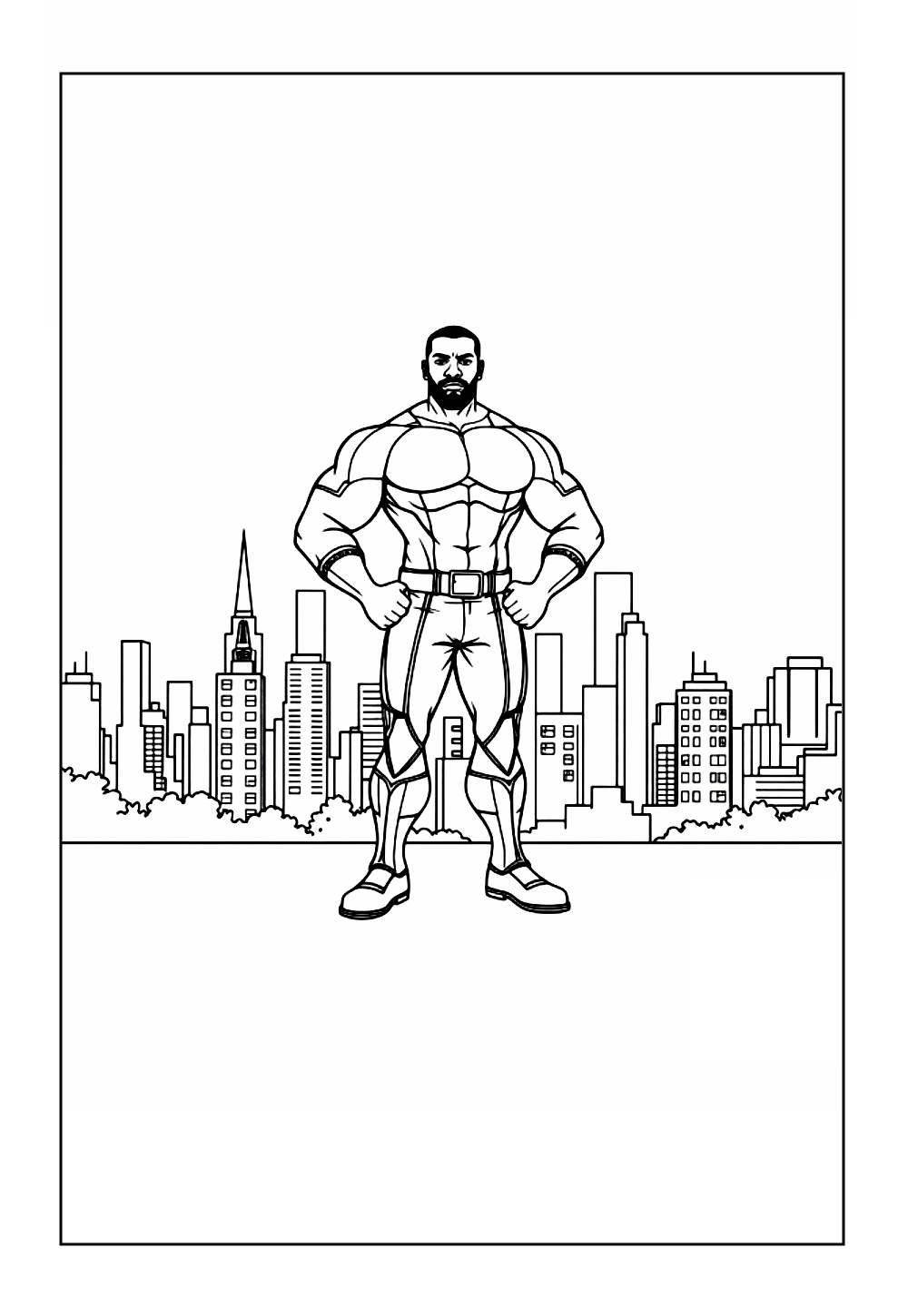 Luke Cage para colorir
