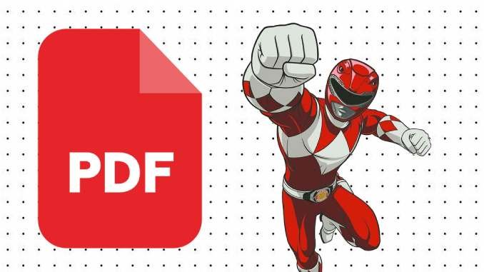 Desenhos do Power Ranger Vermelho em PDF