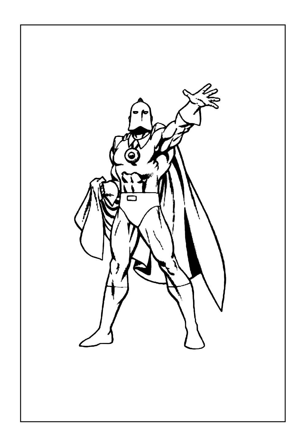 Senhor Destino para colorir e pintar